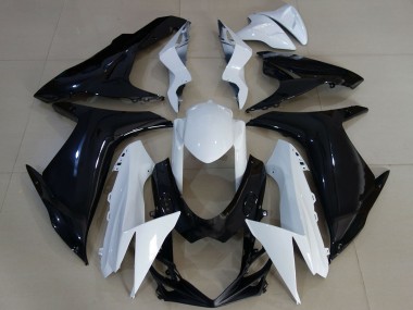 Comprar Carenados Moto Suzuki GSXR 600 / GSXR 750 2011-2024 - Blanco Negro Brillante