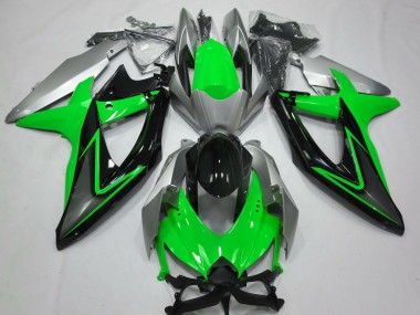 Comprar Carenados Moto Suzuki GSXR 600 / GSXR 750 2008-2010 - Plata Verde Gris Negro