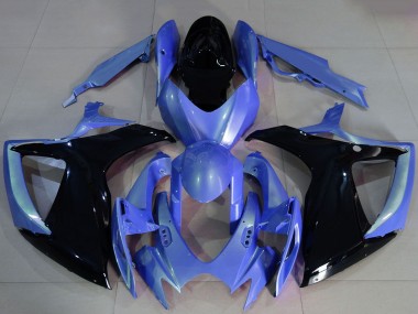 Comprar Carenados Moto Suzuki GSXR 600 / GSXR 750 2006-2007 - Azul Claro Negro Brillante