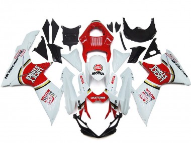 Comprar Carenados Moto Suzuki GSXR 600 / GSXR 750 2011-2024 - Blanco Rojo Motul Lucky Strike