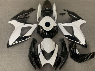 Comprar Carenados Moto Suzuki GSXR 600 / GSXR 750 2006-2007 - Blanco Negro Brillante