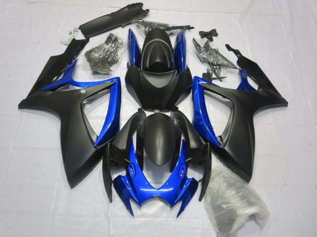 Comprar Carenados Moto Suzuki GSXR 600 / GSXR 750 2006-2007 - Negro Mate Azul