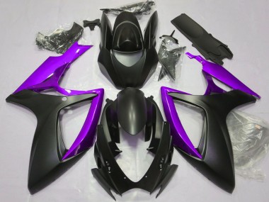 Comprar Carenados Moto Suzuki GSXR 600 / GSXR 750 2006-2007 - Negro Mate Púrpura