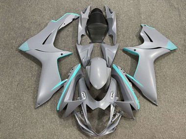 Comprar Carenados Moto Suzuki GSXR 600 / GSXR 750 2011-2024 - Nardo Gris Mate Azul Verdoso Accents