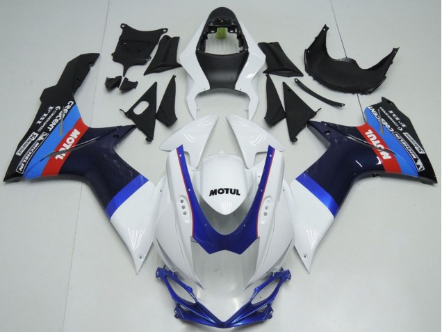 Comprar Carenados Moto Suzuki GSXR 600 / GSXR 750 2011-2024 - Blanco Azul Negro Rojo Motul