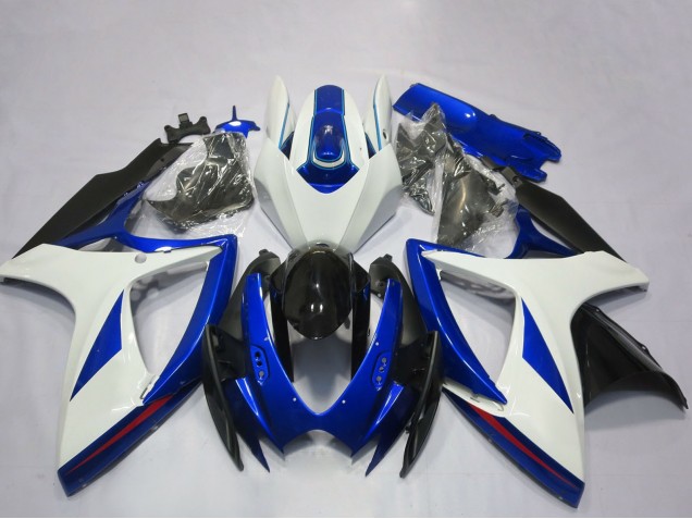 Comprar Carenado Moto Suzuki GSXR 600 / GSXR 750 2006-2007 - Blanco Azul Negro Brillante OEM Estilo