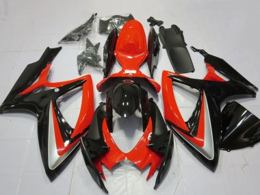 Comprar Carenados Moto Suzuki GSXR 600 / GSXR 750 2006-2007 - Rojo Plata Negro Brillante
