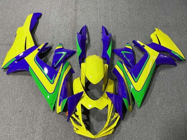 Comprar Carenados Moto Suzuki GSXR 600 / GSXR 750 2011-2024 - Azul Amarillo Verde