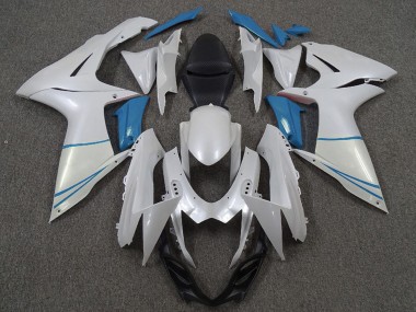Comprar Carenados Moto Suzuki GSXR 600 / GSXR 750 2011-2024 - Blanco Perla Azul Claro