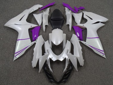 Comprar Carenados Moto Suzuki GSXR 600 / GSXR 750 2011-2024 - Blanco Perla Púrpura