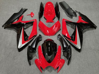 Comprar Carenados Moto Suzuki GSXR 600 / GSXR 750 2006-2007 - Rojo Gris Negro Brillante OEM Estilo