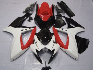 Comprar Carenados Moto Suzuki GSXR 600 / GSXR 750 2006-2007 - Rojo Blanco Negro Brillante