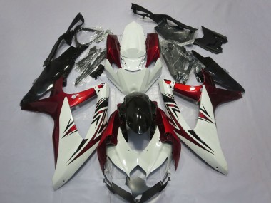 Comprar Carenados Moto Suzuki GSXR 600 / GSXR 750 2008-2010 - Blanco Rojo Negro Brillante