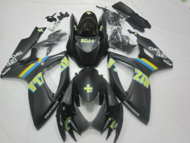 Comprar Carenados Moto Suzuki GSXR 600 / GSXR 750 2006-2007 - Negro Mate Azul Amarillo Rizla