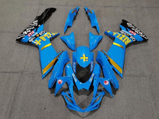 Comprar Carenados Moto Suzuki GSXR 600 / GSXR 750 2011-2024 - Azul Amarillo Oro Negro Rizla
