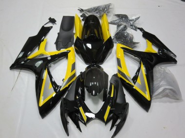 Comprar Carenados Moto Suzuki GSXR 600 / GSXR 750 2006-2007 - Amarillo Plata Negro Brillante