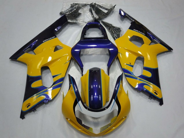 Comprar Carenados Moto Suzuki GSXR 600 / GSXR 750 2001-2003 - Amarillo Azul