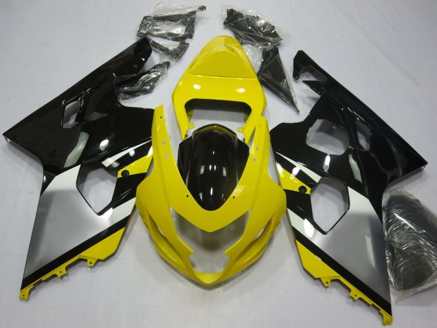 Comprar Carenados Moto Suzuki GSXR 600 / GSXR 750 2004-2005 - Amarillo Plata Negro OEM Estilo
