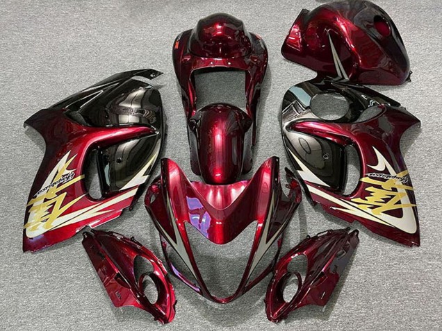 Comprar Carenados Moto Suzuki GSXR 1300 2008-2020 - Rojo Profundo Oro
