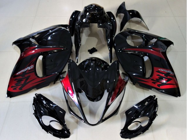 Comprar Carenados Moto Suzuki GSXR 1300 2008-2020 - Negro Brillante Rojo Caramelo