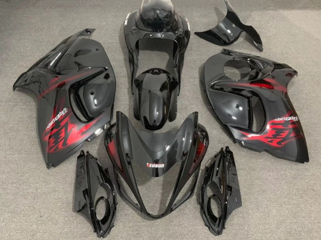 Comprar Carenados Moto Suzuki GSXR 1300 2008-2020 - Negro Brillante Rojo