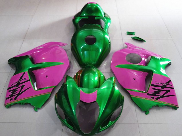 Comprar Carenados Moto Suzuki GSXR 1300 1996-2007 - Verde Brillante Rosa