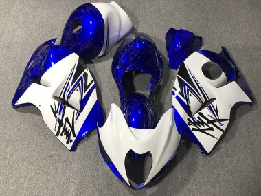 Comprar Carenados Moto Suzuki GSXR 1300 1996-2007 - Blanco Brillante Azul Profundo