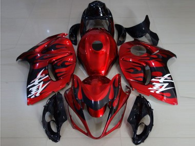 Comprar Carenados Moto Suzuki GSXR 1300 2008-2020 - Rojo Negro Llama