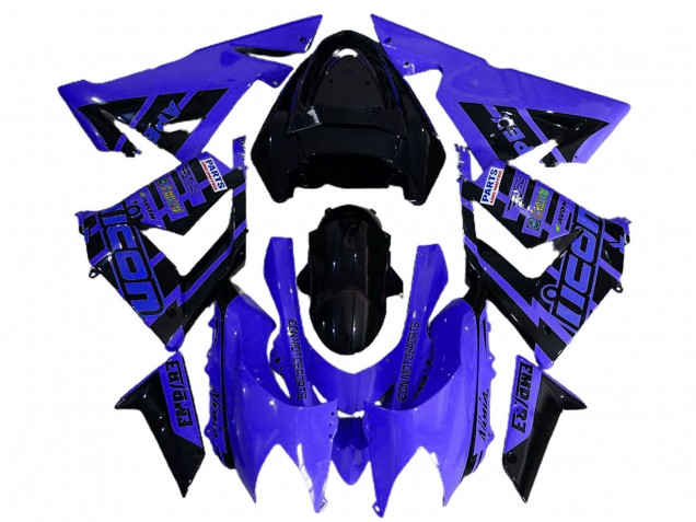 Comprar Carenados Moto Kawasaki ZX10R 2004-2005 - Azul Negro Logo