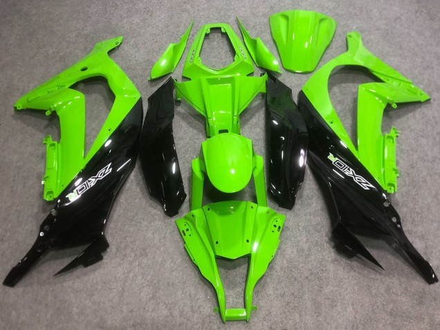 Comprar Carenados Moto ABS Kawasaki ZX10R 2016-2020 - Verde Negro Brillante