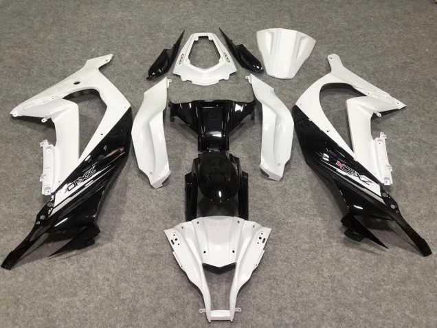 Comprar Carenados Moto Kawasaki ZX10R 2011-2015 - Blanco Negro Brillante
