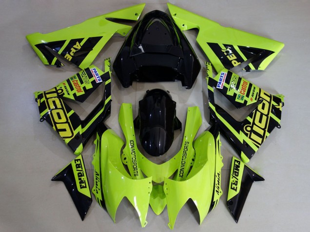 Comprar Carenados Moto Kawasaki ZX10R 2004-2005 - Alta Visibilidad Amarillo Negro