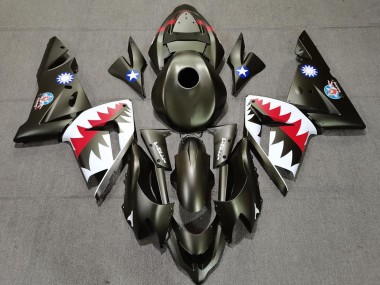 Comprar Carenados Moto Kawasaki ZX10R 2004-2005 - Verde Militar Tiburón