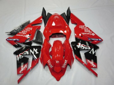 Comprar Carenados Moto Kawasaki ZX10R 2004-2005 - Rojo West