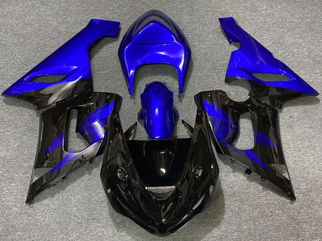 Comprar Carenados Moto Kawasaki ZX6R 2005-2006 - Azul Negro Brillante