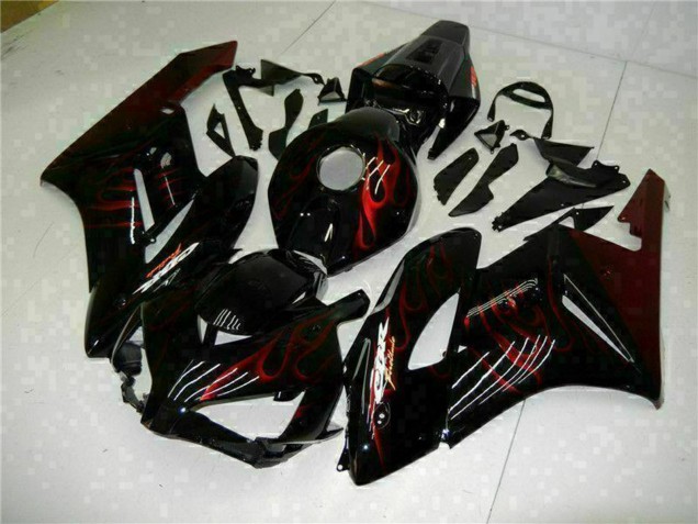 Comprar Carenados Moto Honda CBR1000RR 2004-2005 - Negro Brillante Rojo Llama