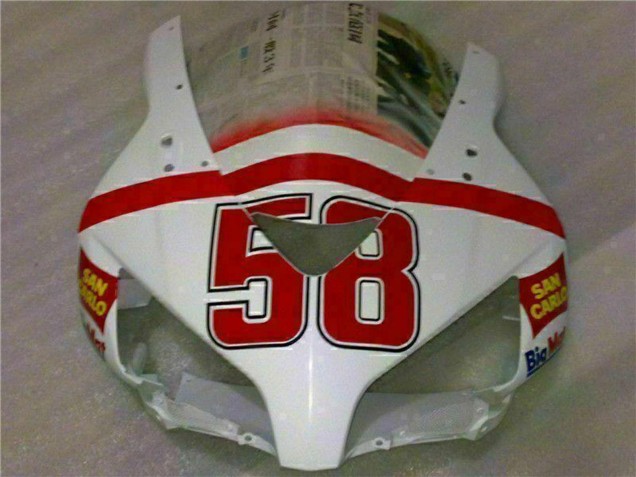 Comprar Carenados Moto Honda CBR1000RR 2004-2005 - Blanco Rojo Amarillo San Carlo 58