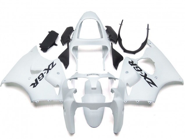 Comprar Carenados Moto Kawasaki ZX6R 2000-2002 - Blanco Brillante