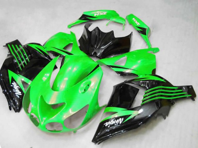 Comprar Carenados Moto Kawasaki ZX14R 2012-2024 - Verde Negro Brillante Blanco Ninja
