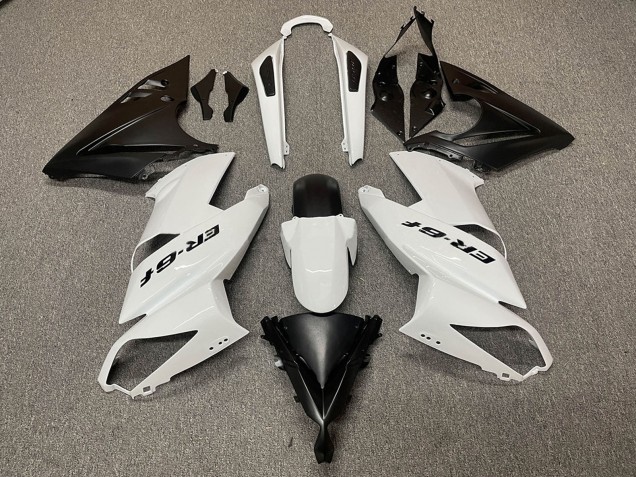Comprar Carenados Moto Kawasaki Ninja ER6F 2009-2011 - Blanco Negro Mate