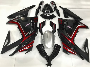 Comprar Carenados Moto Kawasaki Ninja 300 2013-2024 - Negro Brillante Rojo