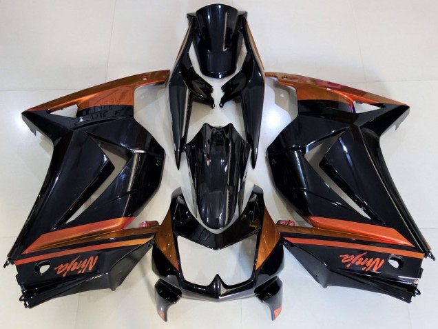Comprar Carenados Moto Kawasaki Ninja 250 2008-2012 - Negro Brillante Naranja