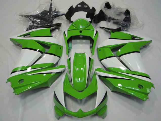 Comprar Carenados Moto Kawasaki Ninja 250 2008-2012 - Blanco Verde Negro