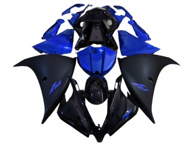 Comprar Carenados Moto Yamaha R1 2012-2014 - Negro Brillante Negro Mate Azul