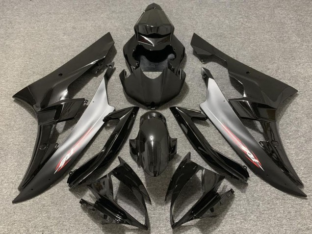 Comprar Carenados Moto Yamaha R6 2006-2007 - Negro Brillante Plata
