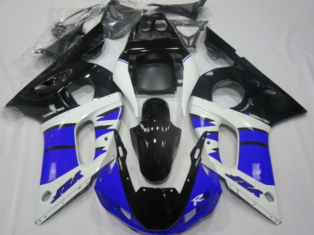 Comprar Carenados Moto Yamaha R6 1998-2002 - Blanco Azul Negro Brillante