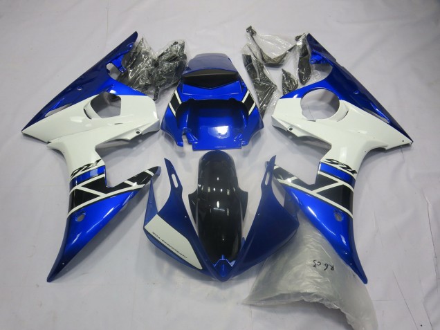 Comprar Carenados Moto Yamaha R6 2005 - Azul Blanco Negro Brillante