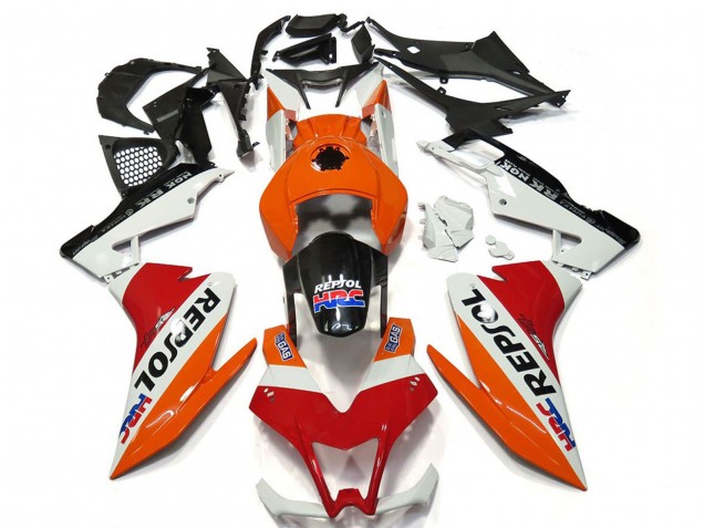 Comprar Carenados Moto Aprilia RS4 125 2012-2018 - Naranja Blanco Rojo Negro Brillante Repsol