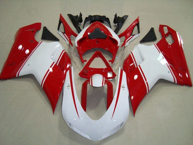 Comprar Carenados Moto Ducati 848 1098 1198 2007-2014 - Blanco Rojo