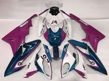 Comprar Carenados Moto BMW S1000RR 2009-2014 - Blanco Púrpura Azul